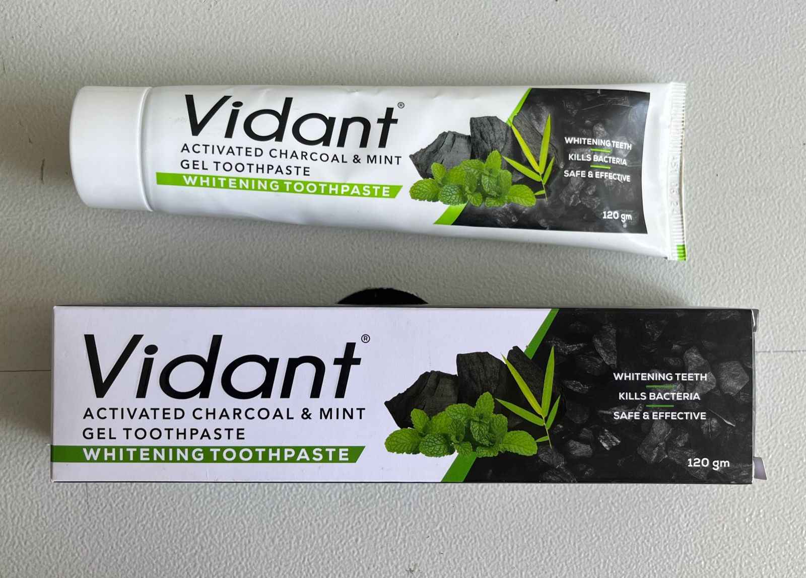 Vidant Charcoal Toothpaste